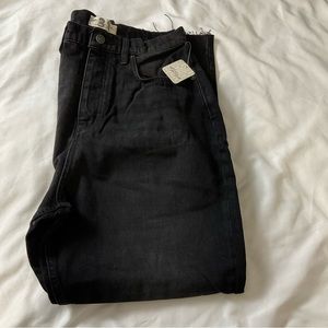 We The Free Black Straight Leg Jeans